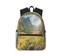 School Bags Glencoe Mountains Highlands Scotland School Backpack Casual Rucksack Durable Basic Backpack for Hiking Outdoor Travel