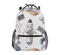 School Bags Out Space Galaxy Planets School Backpack For Hiking