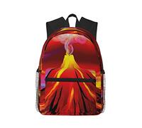 School Bags Volcano Basic Backpack Fashion School Backpack Classic Rucksack for Travel Hiking Work