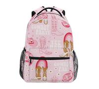 School Bags Western Cowgirl Boots Pink Rucksack For Work