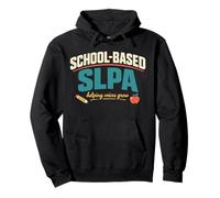 School Based SLPA Helping Voices Grow Speech Therapy Pullover Hoodie