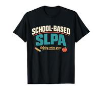 School Based SLPA Helping Voices Grow Speech Therapy T-Shirt