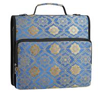 School Binders Organizer Zipper Binder Easy to Carry Zipper Binder Organizer Suitable for Middle School 1.5-Inch 3-Rings with Shoulder Strap & Handle (prop4) School Supplies