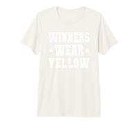 School Bruh Winners WEAR Yellow Tournament War Game Premium T-Shirt