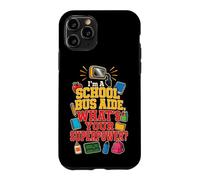 School Bus Aide What's Your Superpower Elementary Gift Case for iPhone 11 Pro