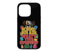 School Bus Aide What's Your Superpower Elementary Gift Case for iPhone 13 Pro