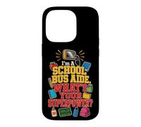 School Bus Aide What's Your Superpower Elementary Gift Case for iPhone 14 Pro