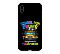 School Bus Driver Aka Tiny Human Transporter Funny Bus Case for iPhone XS Max