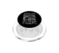 School Bus Driver Buses Motor Vehicle Vintage Patent Print PopSockets PopGrip for MagSafe