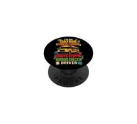 School Bus Driver Early Risin' Traffic Stoppin' Gift PopSockets Adhesive PopGrip