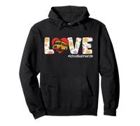 School Bus Driver Flower Floral Love #Schoolbusdriverlife Pullover Hoodie