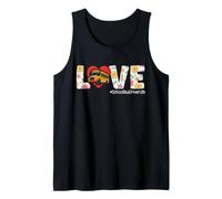 School Bus Driver Flower Floral Love #Schoolbusdriverlife Tank Top