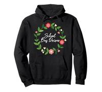 School Bus Driver Flower Floral School Bus Driver Pullover Hoodie