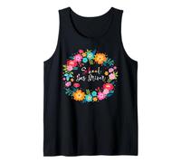 School Bus Driver Flower Floral School Bus Driver Tank Top