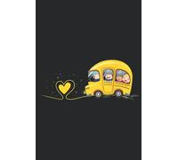 School Bus Driver Gift My Heartbeat Is A School Bus Funny: Daily Planner Notepad To Do Schedule, Medium 6x9 Inches, 110 Pages, Printed Cover