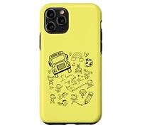 School Bus Driver I Love My Job Little Reasons Funny Yellow Case for iPhone 11 Pro