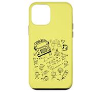 School Bus Driver I Love My Job Little Reasons Funny Yellow Case for iPhone 12 mini