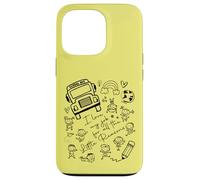 School Bus Driver I Love My Job Little Reasons Funny Yellow Case for iPhone 13 Pro