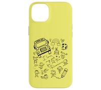 School Bus Driver I Love My Job Little Reasons Funny Yellow Case for iPhone 14 Plus
