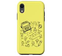 School Bus Driver I Love My Job Little Reasons Funny Yellow Case for iPhone XR