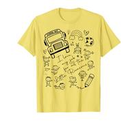 School Bus Driver I Love My Job Little Reasons Funny Yellow T-Shirt