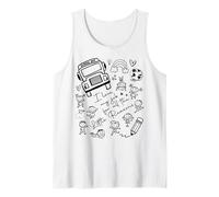 School Bus Driver I Love My Job Little Reasons Funny Yellow Tank Top