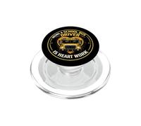 School Bus Driver Is Heart Work Appreciation PopSockets PopGrip for MagSafe