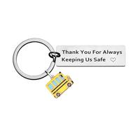 School Bus Driver Keyring for Women Men Bus Driver Appreciation Gifts Thank You Gift for Buses Drivers Graduation Retirement Gift End of The School Year Present