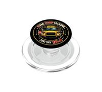 School Bus Driver OMG Stop Talking Just Say 10-4 Funny Radio PopSockets PopGrip for MagSafe