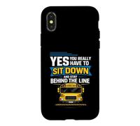 School Bus Driver Yes You Really Have To Sit Down Stay Case for iPhone X/XS