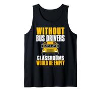 School Bus Safety W river Schoolbus Tank Top