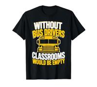 School Bus Safety Week Value Graphic T-Shirt, Men, Black, L