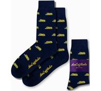 School Bus Socks For Him | Bus Driver Fun Socks Gift for Her | Happy Gift Socks Quirky Novelty Present for Dad | Socks for Mum (School Bus)