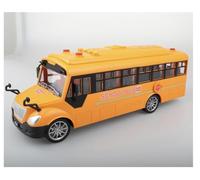 School Bus Toy for Toddlers Pull Back Car Die Cast Metal Vehicle 1 32 Scale with Light Sound Openable Doors STEM Toy Birthday Children's Day Gift for Kids Age 3 4 5 6+ Boys Girls (Yellow)