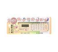 School Calculator with Ruler - Digital Desktop Calculator, Lightweight Battery Powered Learning Tool, Compact Educational Math Accessory for Kids Students Classroom Activities Dependable Precision
