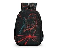 School Cat Backpacks Student Bookbag Laptop Cat Prints Rucksack Computer Casual Shoulder Daypack Travel Back Pack for Teen Boys