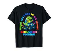 School Child First Day at School Florian Dino Personalised T-Shirt