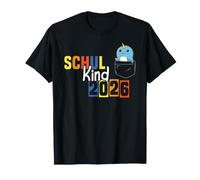 School Child Pocket Animal 2026 Narwhal T-Shirt
