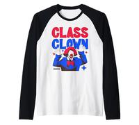 School Classroom Joker and Class Clown Raglan Baseball Tee
