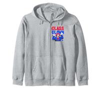 School Classroom Joker And Class Clown Zip Hoodie