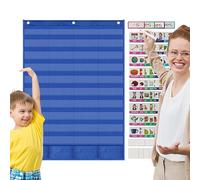 School Classroom Pocket Sign | Waterproof Educational Teaching Aid, Word Cards for Singles and Plural | for School Home Teachers and Students