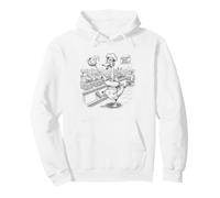 School Cook Chef Silly Funny Goose on the Loose Pullover Hoodie