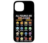 School Counselor All Feelings Are Welcome Case for iPhone 15