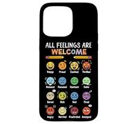 School Counselor All Feelings Are Welcome Case for iPhone 15 Pro Max