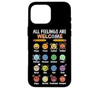 School Counselor All Feelings Are Welcome Case for iPhone 16 Pro Max