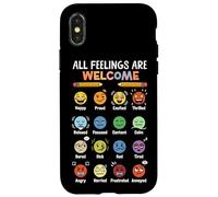 School Counselor All Feelings Are Welcome Case for iPhone X/XS