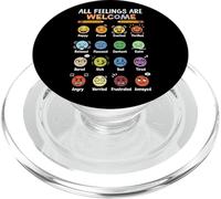 School Counselor All Feelings Are Welcome PopSockets PopGrip for MagSafe