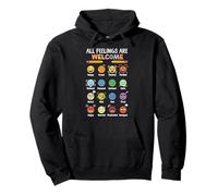 School Counselor All Feelings Are Welcome Pullover Hoodie