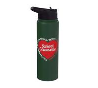School Counselor - Appreciation Counseling Career Counselor Stainless Steel Insulated Water Bottle