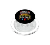 School Counselor Awesome Official Job Title Graphic PopSockets PopGrip for MagSafe